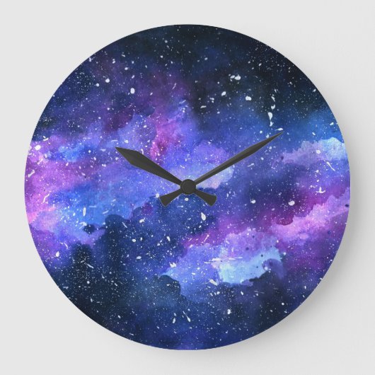 Galaxy Große Wanduhr (Vorderseite)