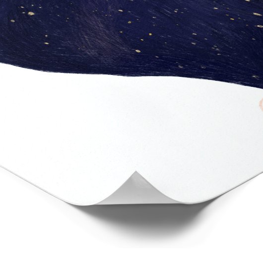 Galaxy Hair Poster (Ecke)