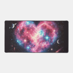 Galaxy Heart Desk Schreibtischunterlage