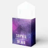 Galaxy Hearts Constellation Wedding Personalisiert Geschenkschachtel (Geöffnet)