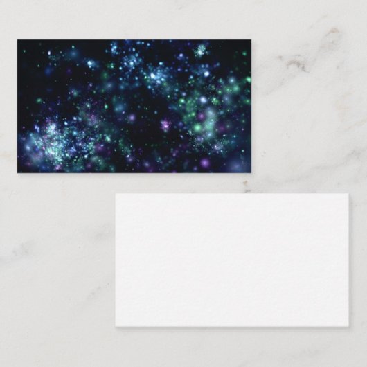Galaxy Hintergrund Visitenkarte (Vorne/Hinten)