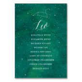 Galaxy Hochzeitskartentabelle Leo Tischnummer (Rückseite)