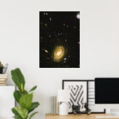 Galaxy HUDF-JD2 aus dem Hubble Ultra Deep Field Poster (Heimbüro)