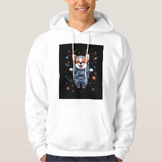 Galaxy-Hund-Kunst Hoodie