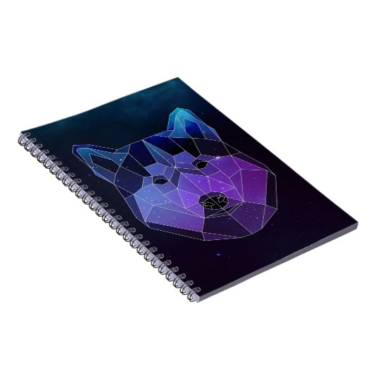 Galaxy Husky Leinwand Notizblock (Rechte Seite)