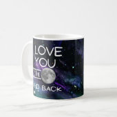 Galaxy I Liebe Sie auf den Mond und zurück Tasse (Vorderseite Links)