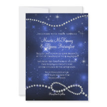 Galaxy Infinity Symbol Navy Liebe Twinkling Stars 