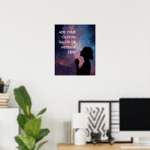 Galaxy Inspirational-Create Your Own Motivational  Poster (Heimbüro)