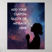 Galaxy Inspirational-Create Your Own Motivational  Poster (Vorne)