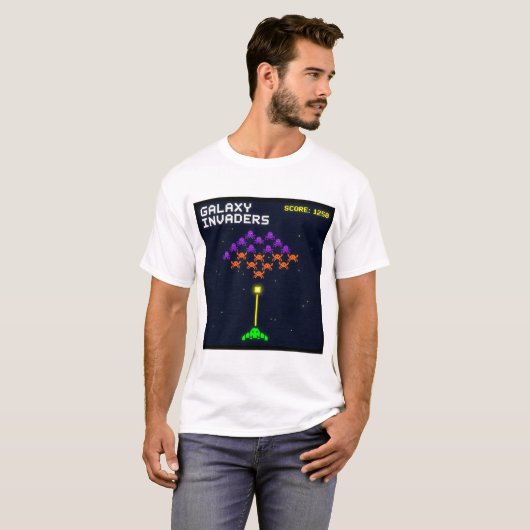 Galaxy Invaders T-Shirt (Vorne ganz)
