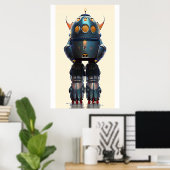 Galaxy King Robot B-21 Wombott Poster (Heimbüro)