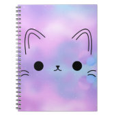 Galaxy Kitty Notebook Notizblock (Vorderseite)