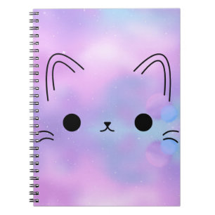 Galaxy Kitty Notebook Notizblock