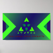 Galaxy Kneall Flag Poster (Vorne)