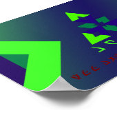 Galaxy Kneall Flag Poster (Ecke)