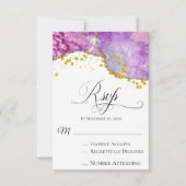 *~* Galaxy Kosmos Space Einfache LIEBE Moderne UAW RSVP Karte (Vorderseite)