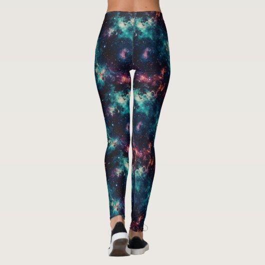 Galaxy Leggings - Entdecken Sie das Universum im S (Rückseite)