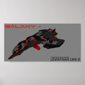 Galaxy Leviathan LMK III Poster (minderwertige Qua