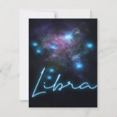 Galaxy Libra Zodiac - Funny Libra Zodiac Lover Ges Einladung (Vorderseite)