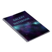 Galaxy liebt Stars Space Blue Notizblock (Rechte Seite)