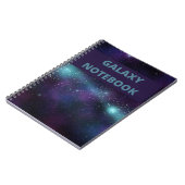 Galaxy liebt Stars Space Blue Notizblock (Linke Seite)