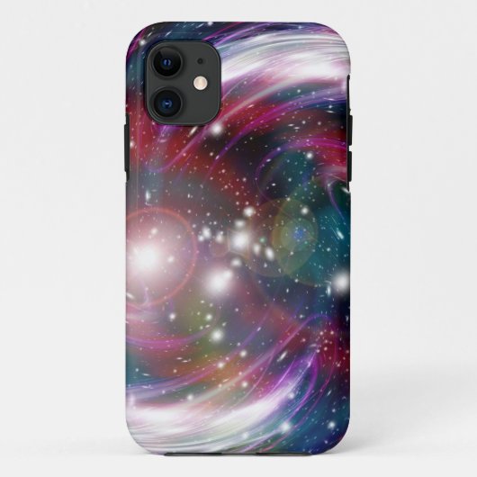 Galaxy Light Art Design Abstrakt Case-Mate iPhone Hülle (Rückseite)