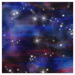 Galaxy lila schönes nächtliches Sternenhimmel Stoff