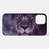 Galaxy Lion Face Art Wallpaper Case-Mate iPhone Hülle (Rückseite (Horizontal))