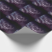 Galaxy Lion Face Art Wallpaper Geschenkpapier (Ecke)
