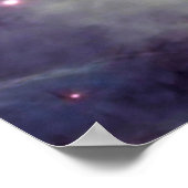 Galaxy Lion Face Art Wallpaper Poster (Ecke)