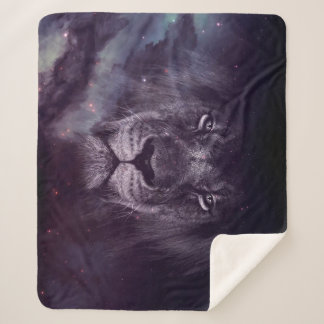 Galaxy Lion Face Art Wallpaper Sherpadecke