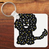 Galaxy Lion Keychain – Cosmic Mane Silhouette Schlüsselanhänger (Vorderseite)