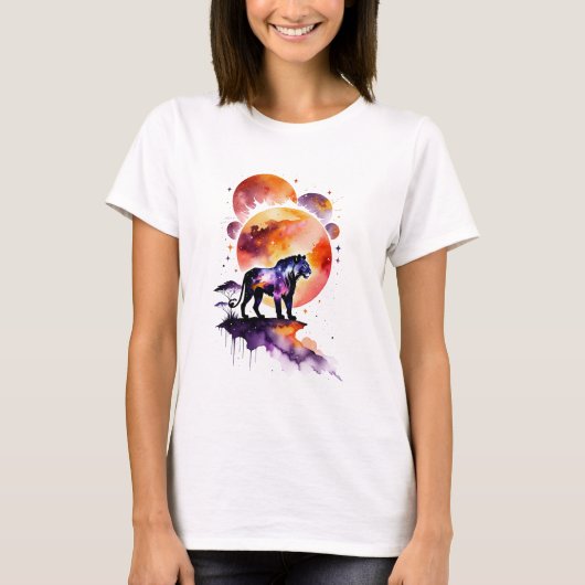 Galaxy Lioness T-Shirt (Vorderseite)