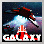 Galaxy Logo Poster (Vorne)