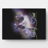 Galaxy Lovely Cat Fotoplatte (Vorderseite)