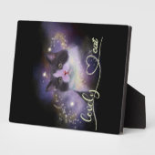 Galaxy Lovely Cat Fotoplatte (Seite)