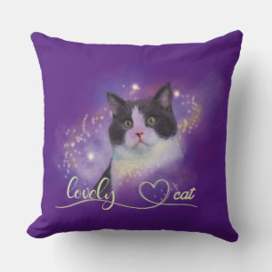 Galaxy Lovely Cat Kissen