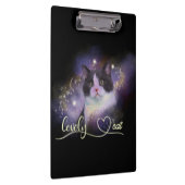 Galaxy Lovely Cat Klemmbrett (Rechts)