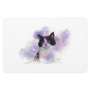 Galaxy Lovely Cat Magnet