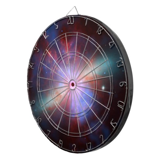 Galaxy M82 Hubble-NASA Dartscheibe (Vorderseite rechts)