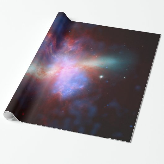 Galaxy M82 Hubble-NASA Geschenkpapier (Ungerollt)
