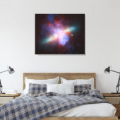 Galaxy M82 Hubble NASA Leinwanddruck (Insitu (Schlafzimmer))