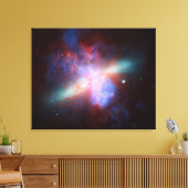 Galaxy M82 Hubble NASA Leinwanddruck (Insitu (Wohnzimmer))