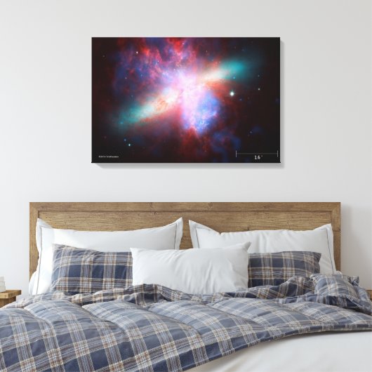 Galaxy M82 Leinwanddruck (Insitu (Schlafzimmer))