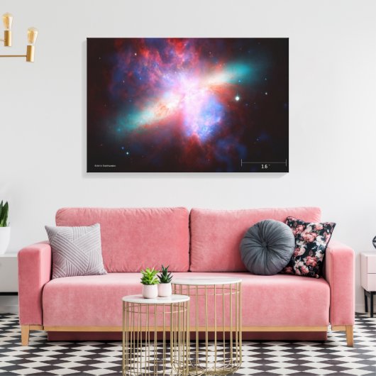 Galaxy M82 Leinwanddruck (Insitu (Wohnzimmer))