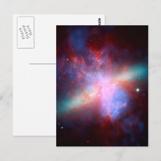 Galaxy M82 Postkarte (Vorne/Hinten)