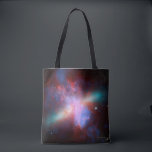 Galaxy M82 Tasche<br><div class="desc">Dieses Bild zeigt eine atemberaubende Sicht auf eine Sternexplosion Galaxie, die von Weltraumteleskopen produziert wird. M82 ist eine Galaxie, die etwa 12 Millionen Lichtjahre von der Erde entfernt ist und einen Ausbruch der Sternenbildung durchmacht. Die Röntgenbilder von Chandra (blau) zeigen, wie Gas von der Scheibe der Galaxie weggesprengt wird, da...</div>
