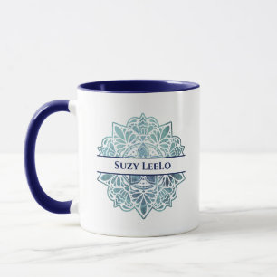 Galaxy Mandala Personalized Name Mug Tasse