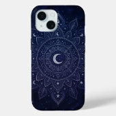 Galaxy Mandala Phone Case | Celestial Moon & Stars (Rückseite)