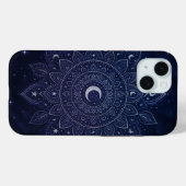 Galaxy Mandala Phone Case | Celestial Moon & Stars (Rückseite (Horizontal))